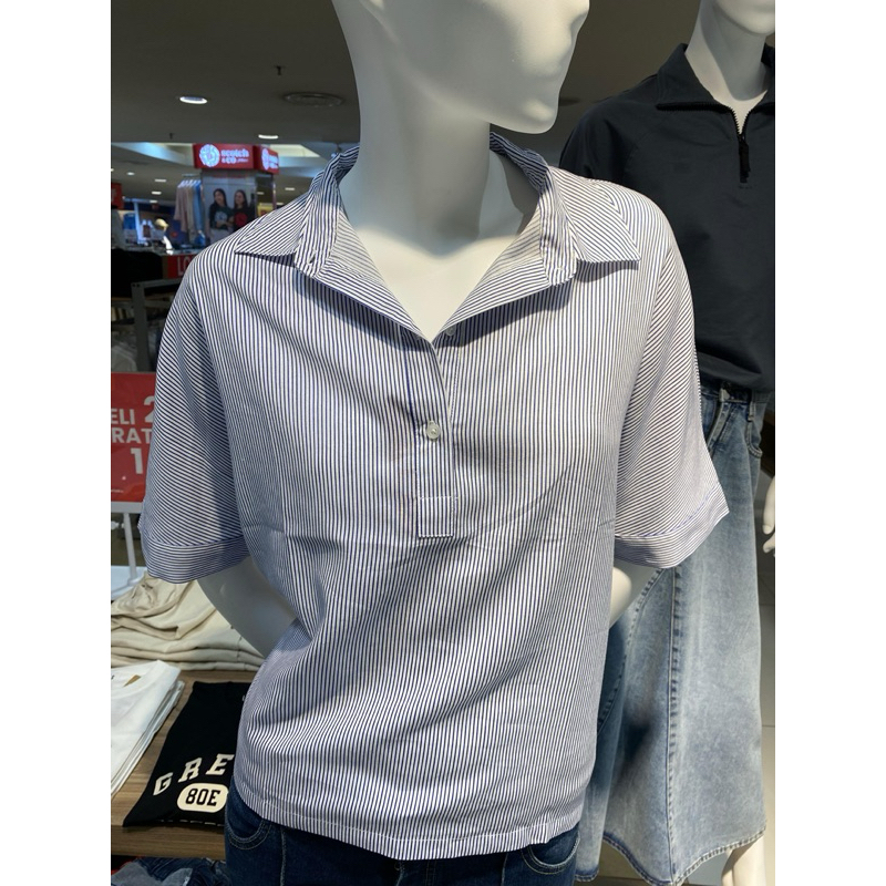 KEMEJA WANITA LOGO JEANS NEW ARRIVAL