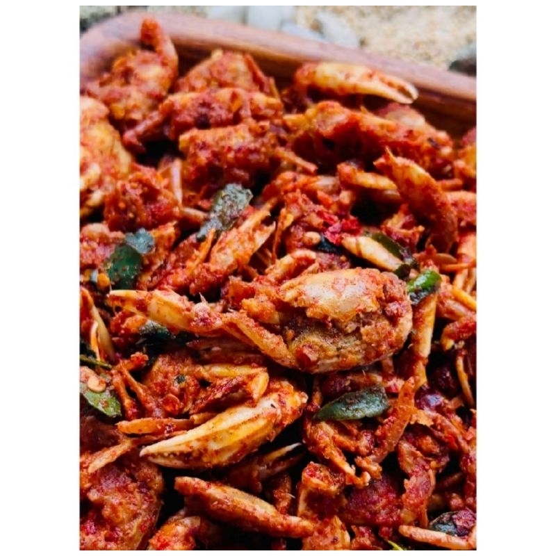 

Baby Crab crispy pedas daun jeruk 500gram