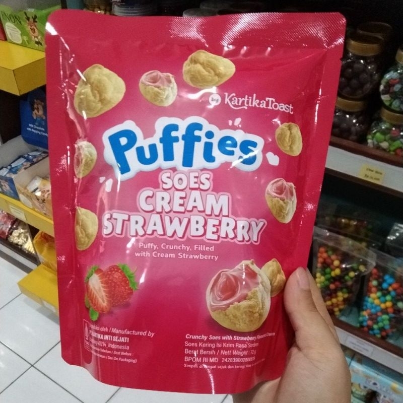 

Kartika puffies soes cream strawberry