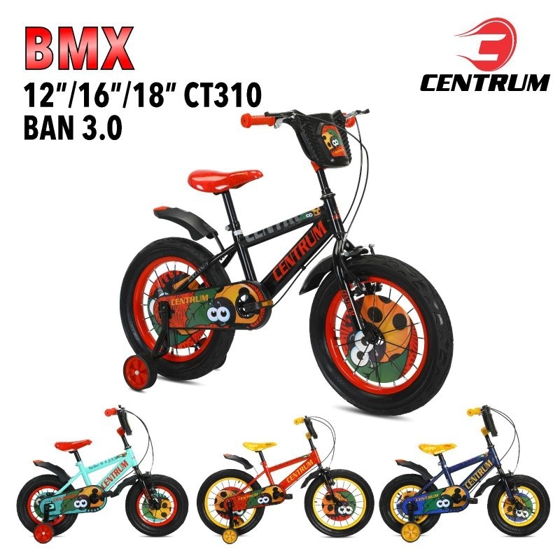 Sepeda Anak BMX Ukuran 12 / 16 / 18 Centrum CT 306 Murah / Sepeda Anak Laki BMX Ukuran 12 / 16 / 18 