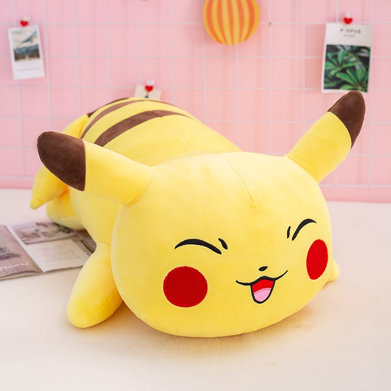 Boneka Pikachu 65cm Guling Pikachu 65cm Boneka Kucing Boneka Neko Boneka Cat BIRTHDAY GIFT