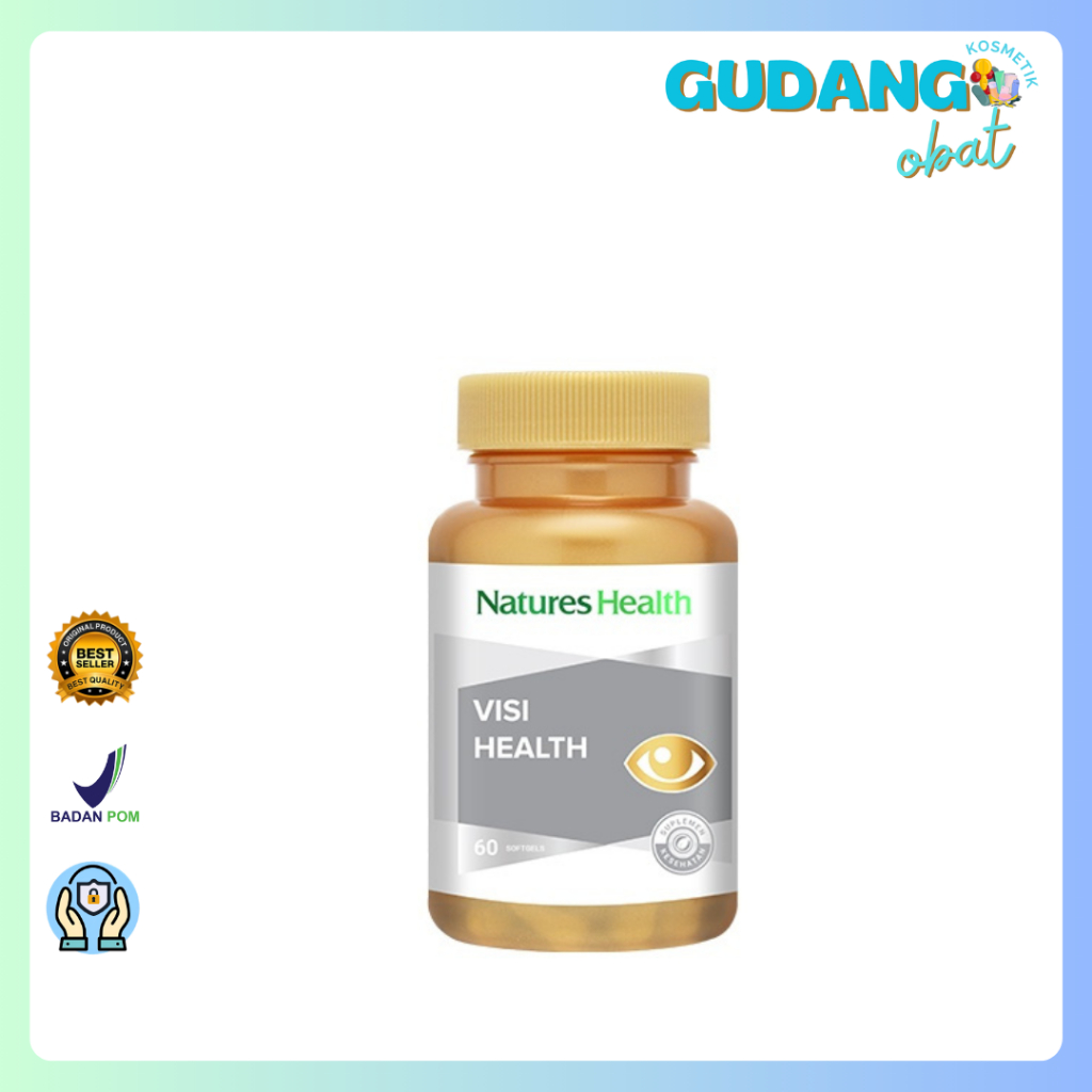 Nature's Health Visi Health 60's - Vitamin Mata, Mata Lelah, Mata Minus