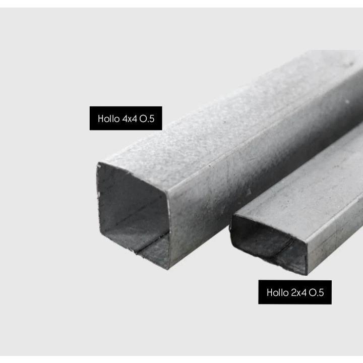 HOLLOW TEBAL 0.5 POLOS 4X4 - RANGKA PLAFON - 4 METER