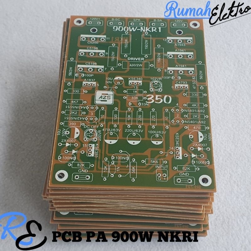PCB DRIVER PA 900 Watt NKRI 350 Aquarius