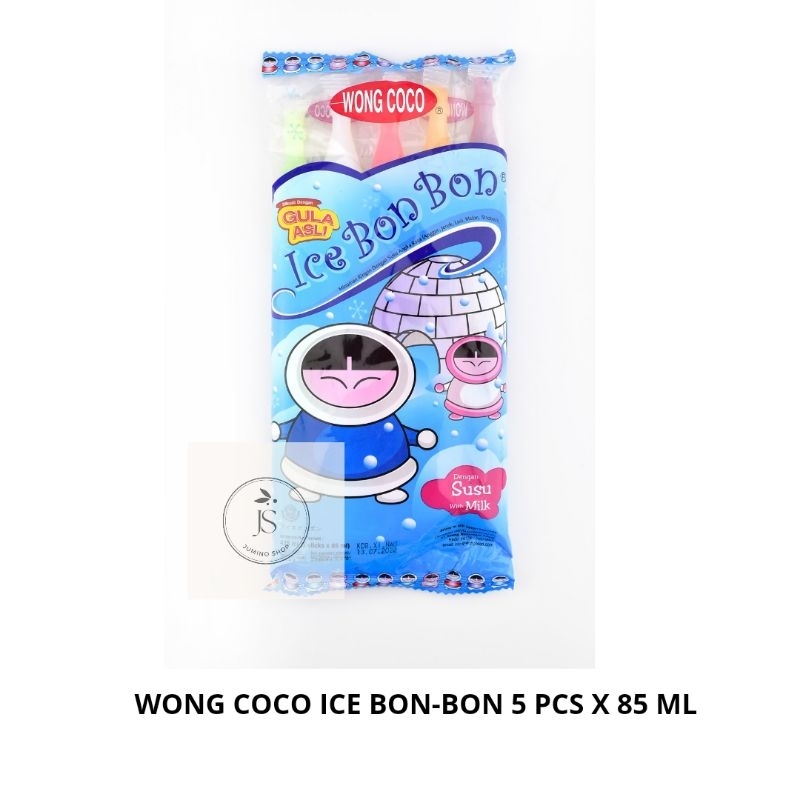 

WONG COCO ICE BON-BON FRUITY 5 PCS X 85 ML