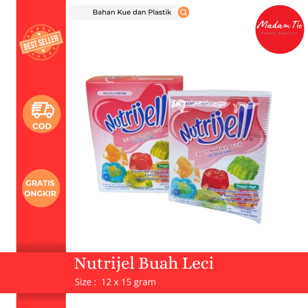 

Nutrijell Leci 15gram 1pcs