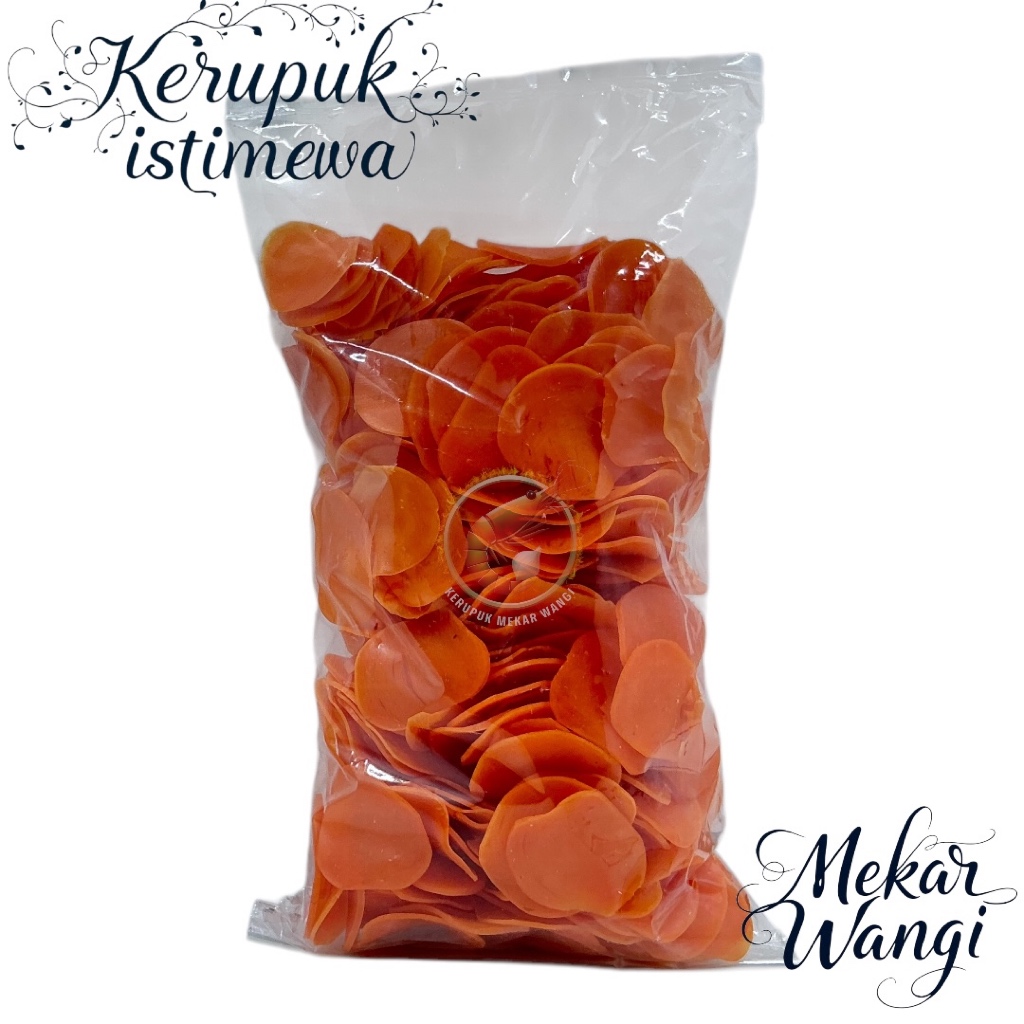 

Kerupuk Kemplang Merah Udang 500gr -Krupuk Empuk Gurih Pilihan Tepat untuk Seblak atau Gorengan