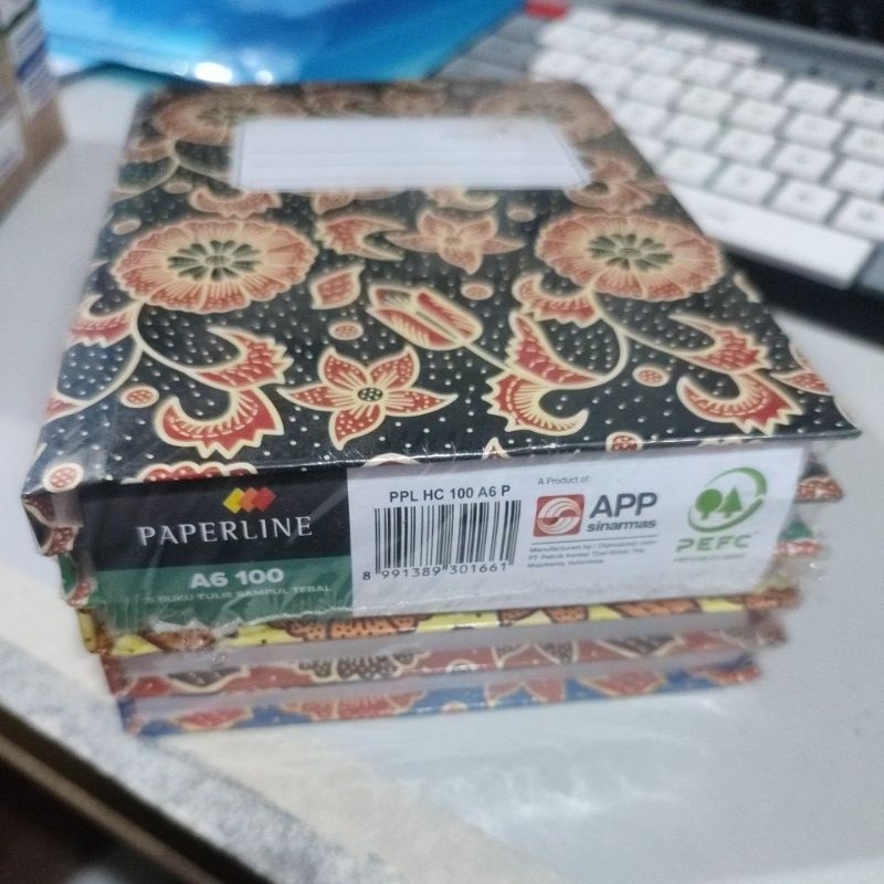 

BUKU TULIS sampul tebal hardcover paperline A6 isi 100