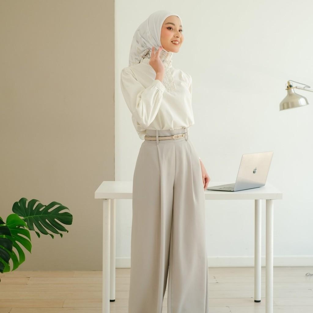 Zoya AZALEA Blouse - Atasan Wanita Wudhu Busui Friendly - Bahan Premium Cotton