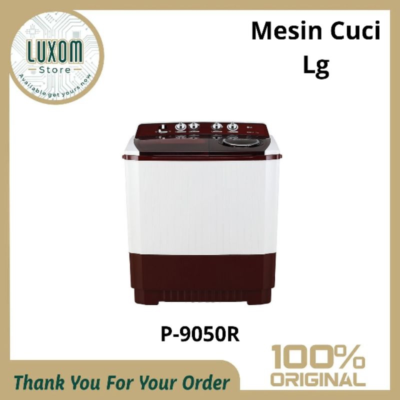 Mesin cuci LG P-9050R (9kg) /mesin cuci 2 tabung/mesin cuci
