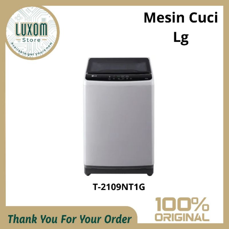 Mesin Cuci LG T-2109 NT1G (9kg) /mesin cuci kg 1 tabung/mesin cuci/lg