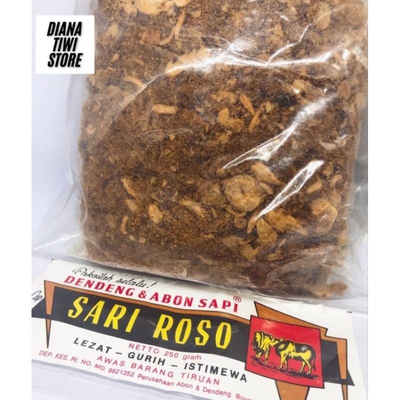 

abon sapi sari roso 250 gram