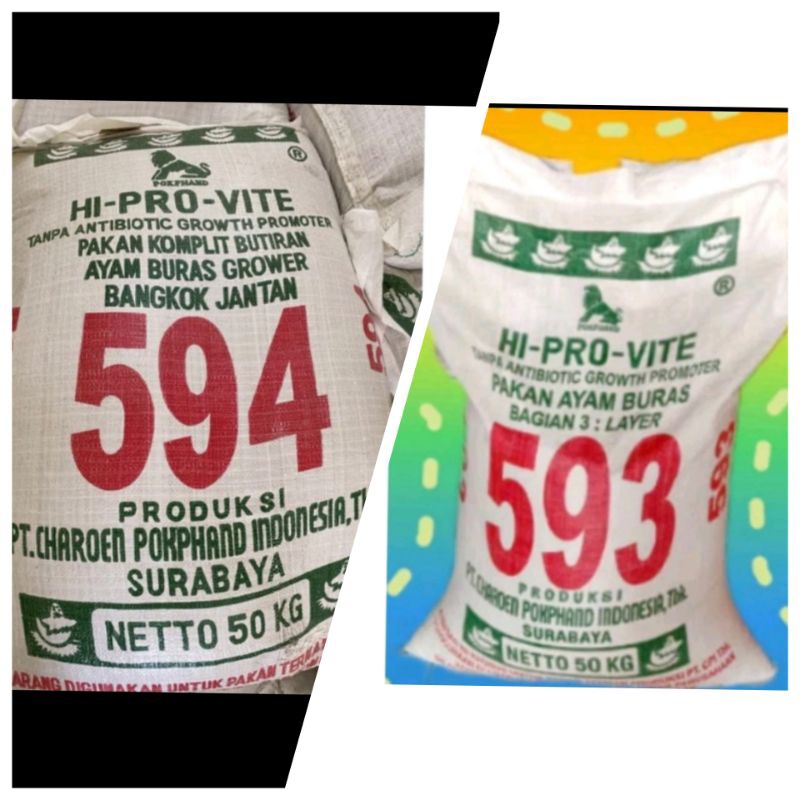 Pur Ayam Bangkok Dewasa 593 594 Hi pro vite 15 kg