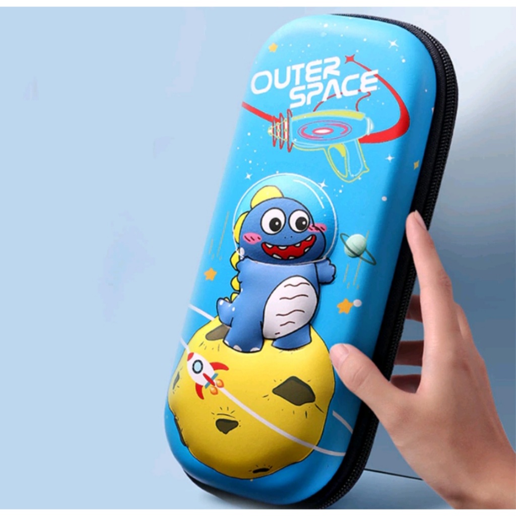 

Tempat pensil Aesthetic RB blue 3D waterproof