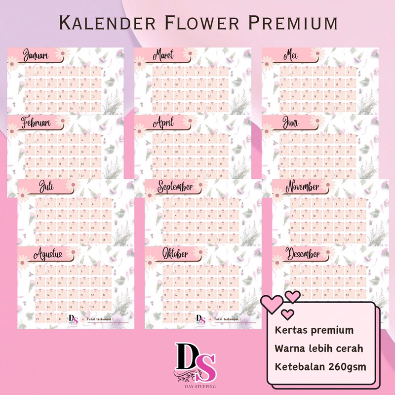 

KALENDER FLOWER PREMIUM