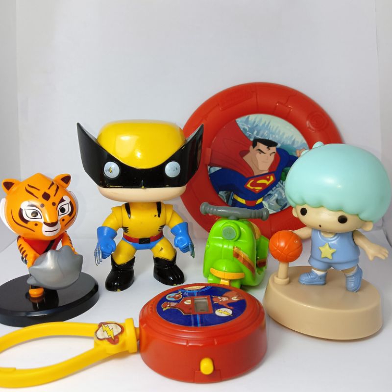 MAINAN MIX #2 - PRELOVED - SECOND - TOYS - MCD HAPPY MEAL - KFC CHAKI MEAL - FIGURE