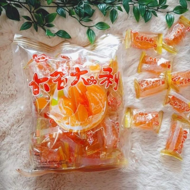 

Permen Jeruk Jelly Mandarin Naraya Orange Candy 500gr Halal