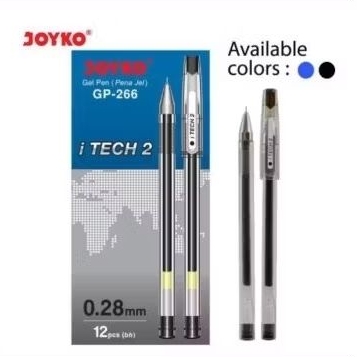 

Gel Pen Pulpen Pena Joyko GP-266 iTech 2 0.28 mm