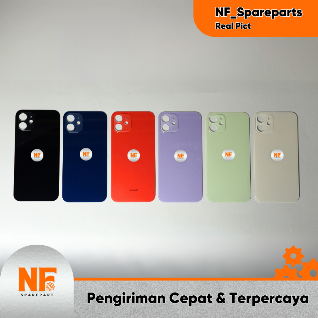 BACKGLASS IPHONE  12 / BACK GLASS IP  12 / BACK COVER / BACK DOOR IPHONE