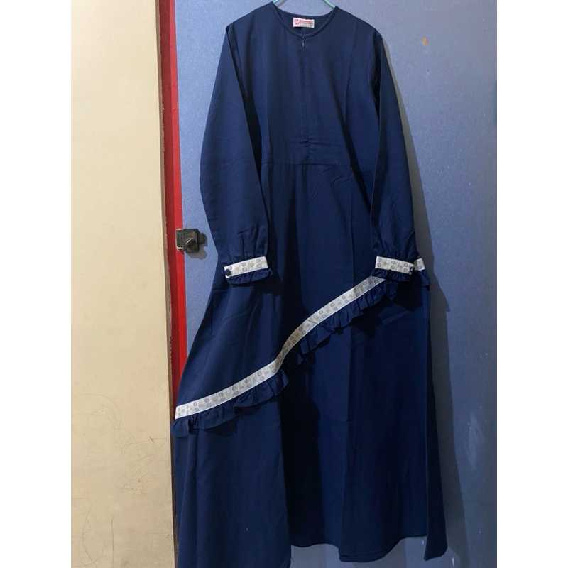 preloved gamis navy yasmeera