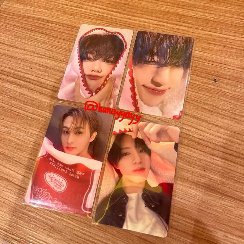 PHOTOCARD JAEMIN JENO MARK PINK CHRISTMAS NCT DREAM PC 2024 MERCHANDISE MD OFFICIAL