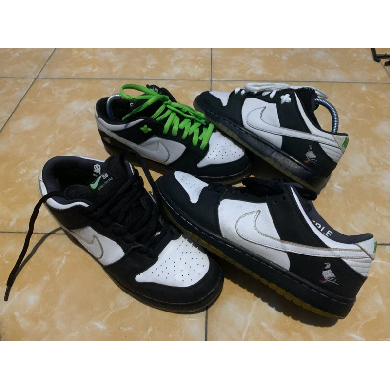 SB Dunk Low pro ( Pigeon  Panda Stample )