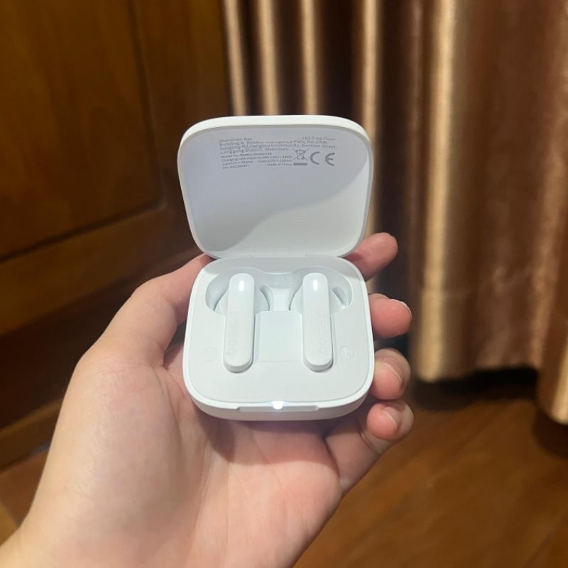 Baseus Bowie E16 TWS Earphone Earbuds Headset Wireless Putih White Preloved Second Bekas Secondhand 
