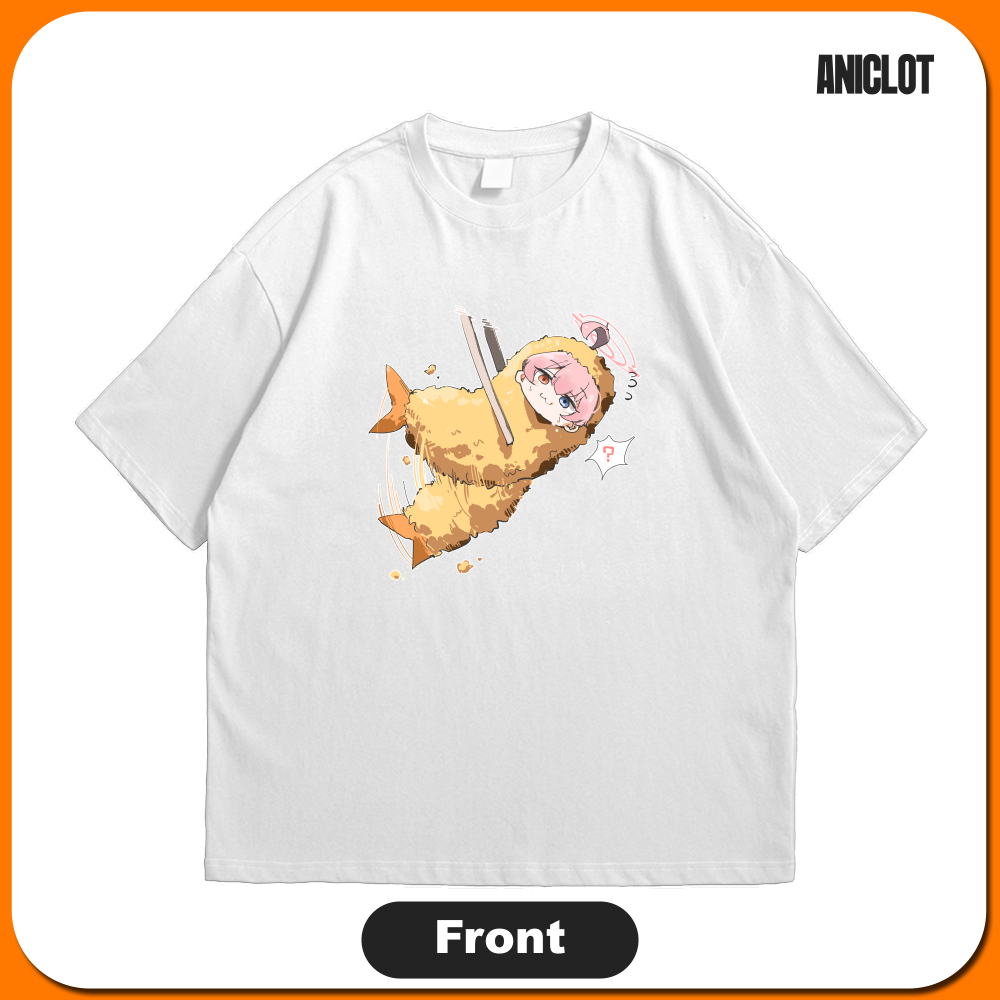 ANICLOT - Kaos Takanashi Hoshino Blue Archive Meme Tempura - T-Shirt Blue Archive