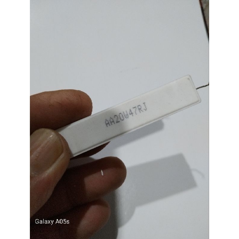 resistor kapur 20watt 47r bagus