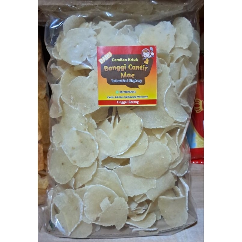 

2bungkus Cantir Khas Wonosobo Krupuk Cantir Kerupuk Mentah Banggi Cantir