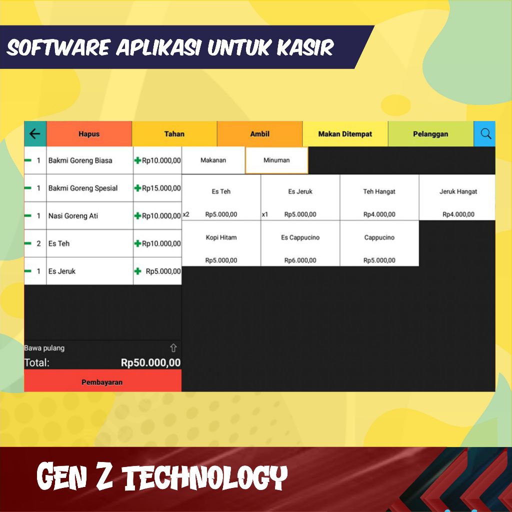 Software Kasir Minimarket Android Untuk HP Dan Tablet