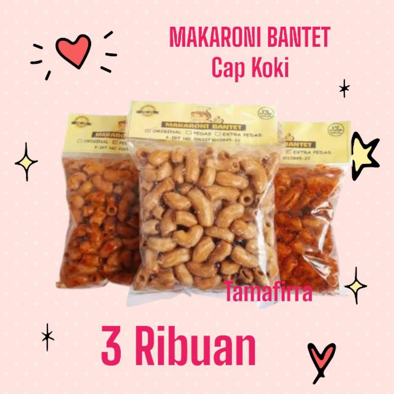 

Makaroni Bantet cap Koki Pedas Original Xtra Pedas ASLI
