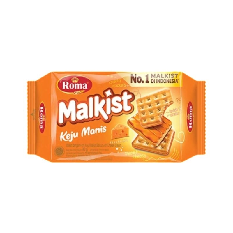 

Roma Crackers Malkist Keju Manis 90G