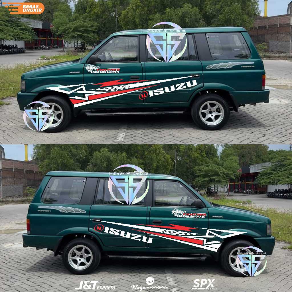 sticker mobil panther variasi cutting sticker mobil pather terbaru
