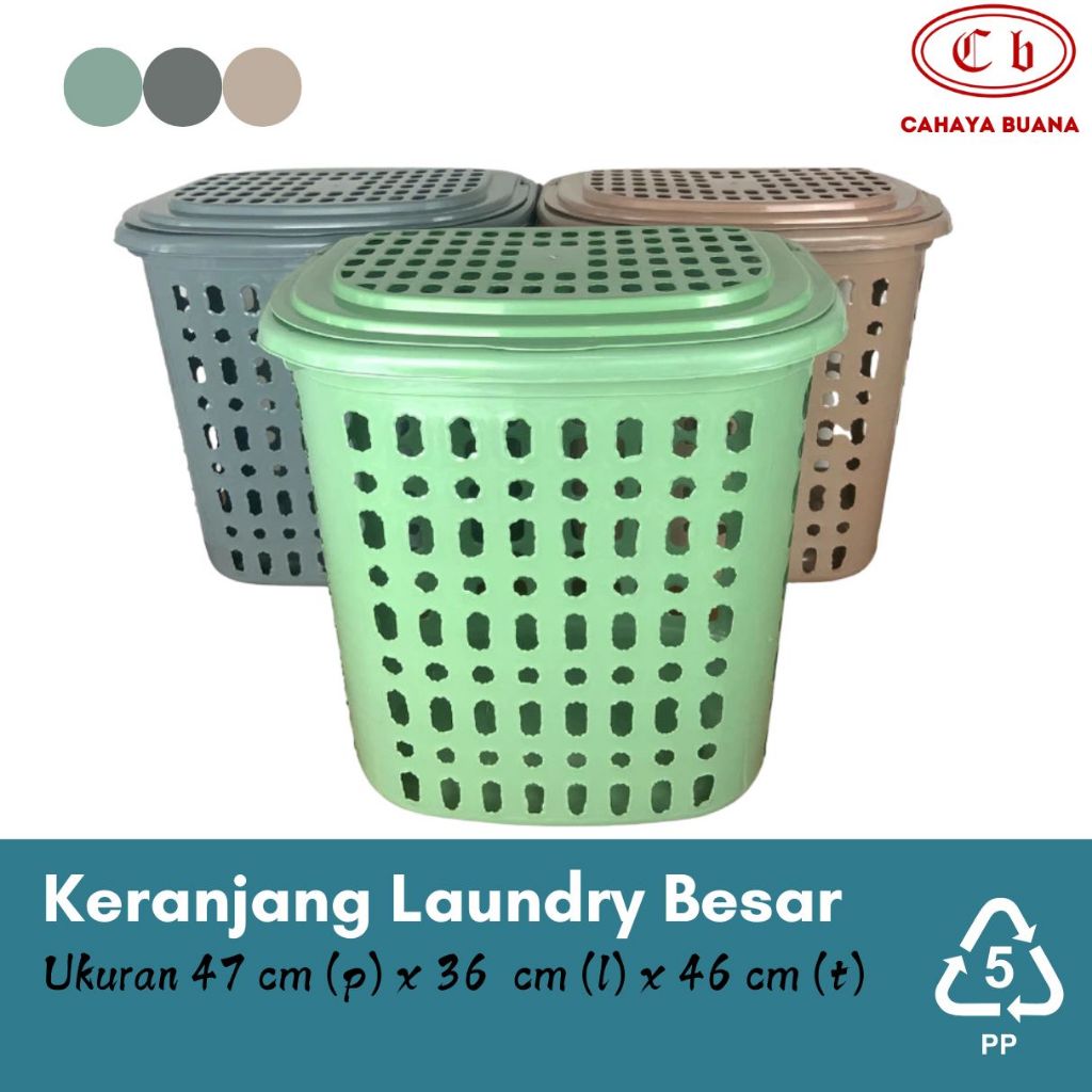 Keranjang Laundry Besar Keranjang Baju Kotor Cucian Laundry Baskek