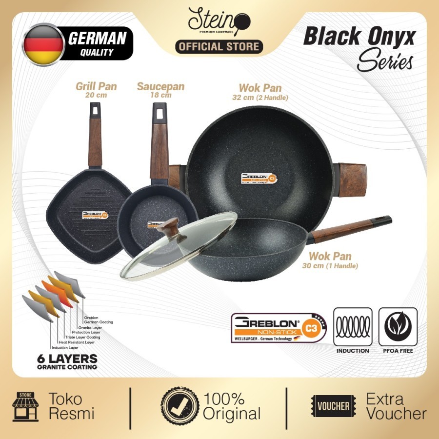 Stein Cookware Onyx Black Series
