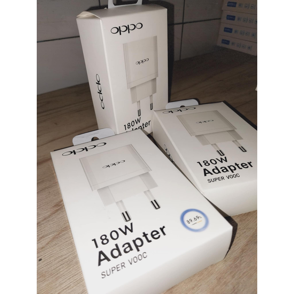 TRAVEL ADAPTOR CHARGER / KEPALA CHARGER  / BATOK OPPO 180W Super Vooc ORI 100%