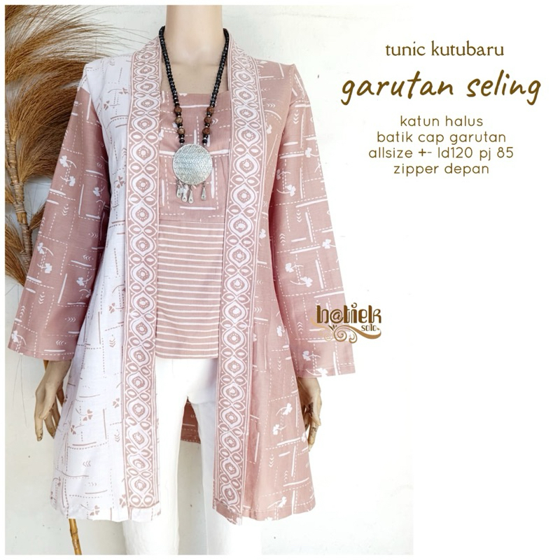 atasan kutubaru batik. kutubaru batik. batik kerja. batik perempuan.atasan batik perempuan