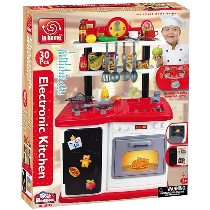 Redbox In Home Electronic Kitchen Redbox 30pcs 21206 Mainan Kitchen Playset