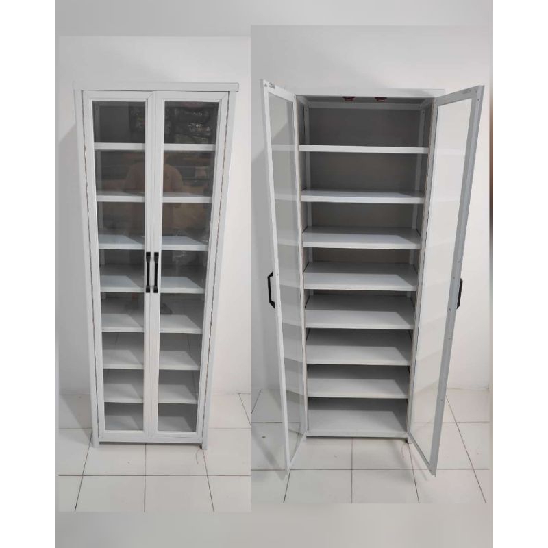 Rak Sepatu / Rak Aluminium acp / Lemari Sendal sepatu / Rak Serbaguna