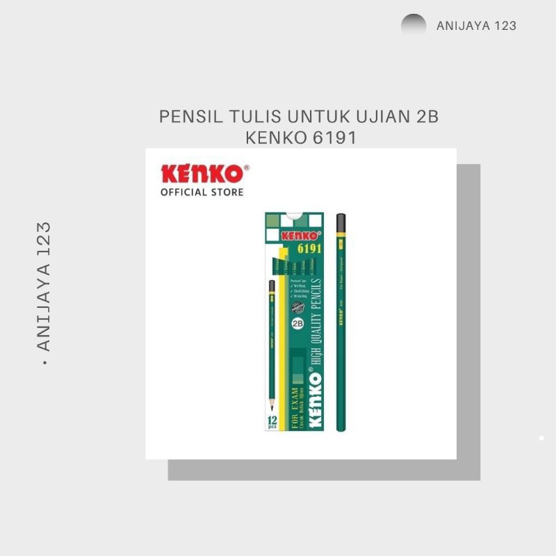 

Pensil Tulis untuk ujian 2B KENKO 6191