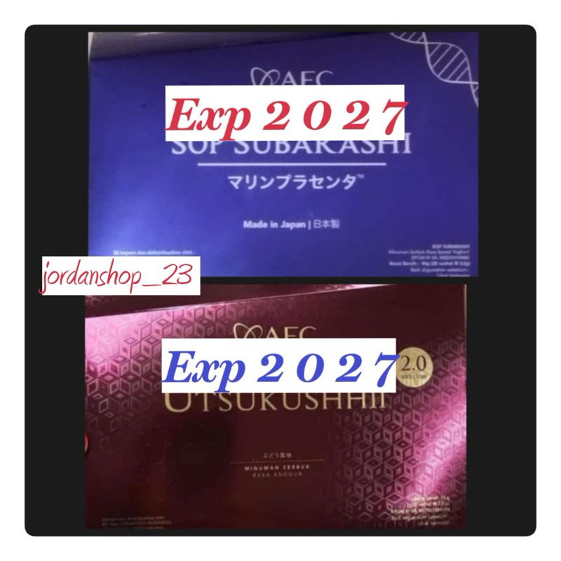 

PAKET SUBARASHI UTSUKUSHI GOLD AFC JAPAN # JORDANSHOP_23