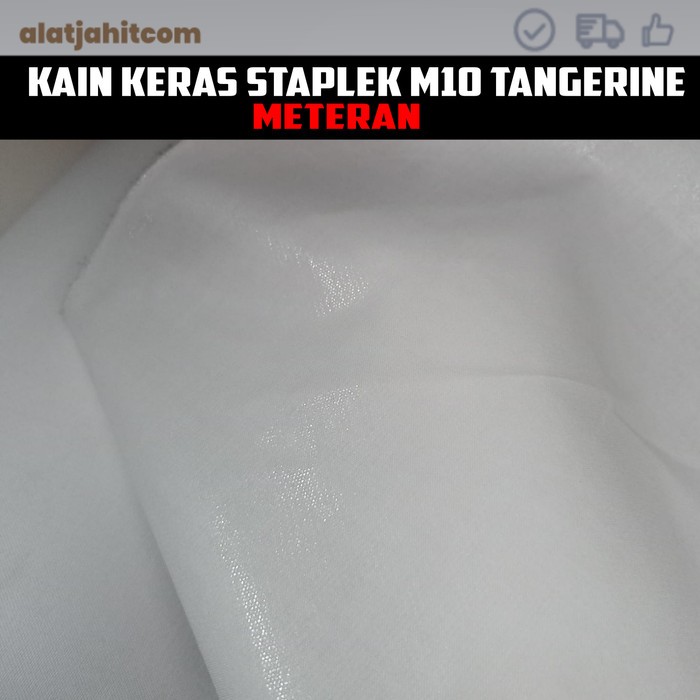 Kain Keras Staplek M10 Tangerine Meteran