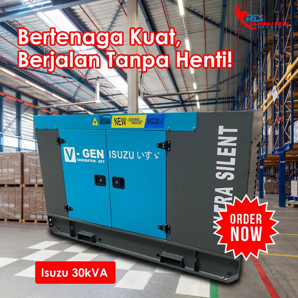 Genset 30KVA ISUZU Ultra Silent