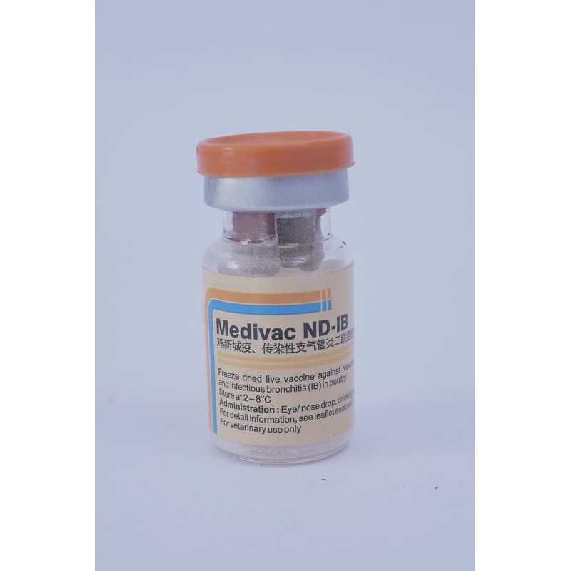 medivac ND-IB 500 dosis vaksin ayam aktif produk medion