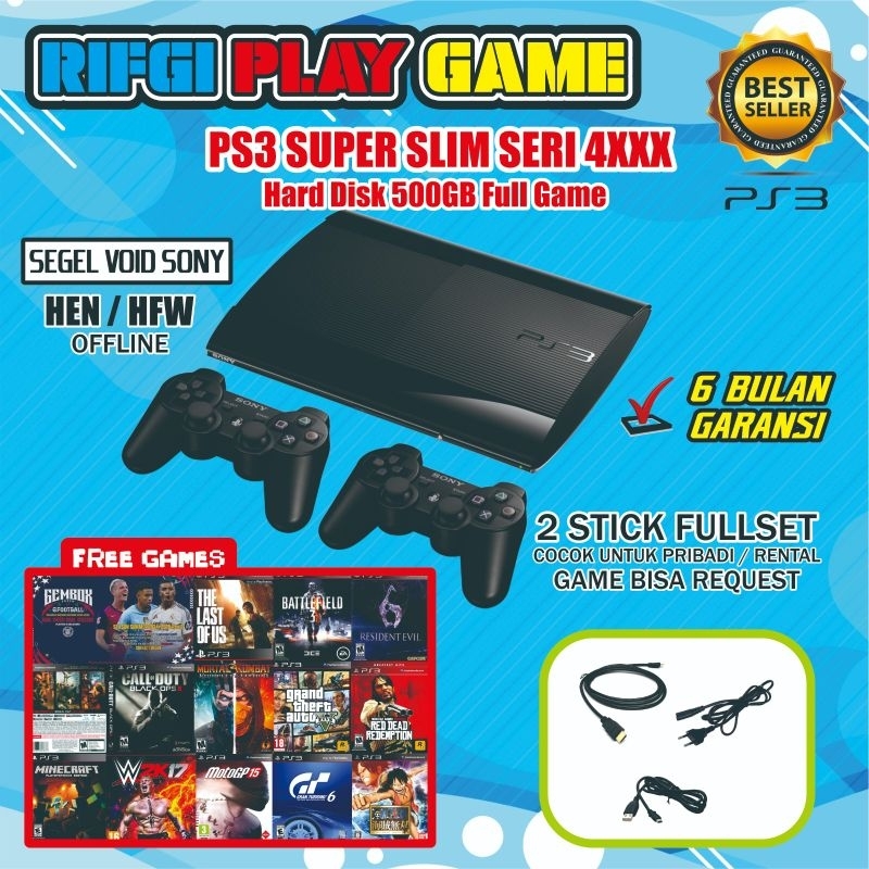 Ps3 super slim 500gb & slim 500gb