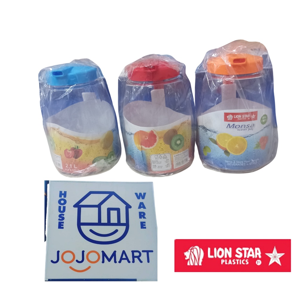 Teko Air Plastik Monsa K-29 2.1 Liter Lion Star - bebas bpa awet berkualitas