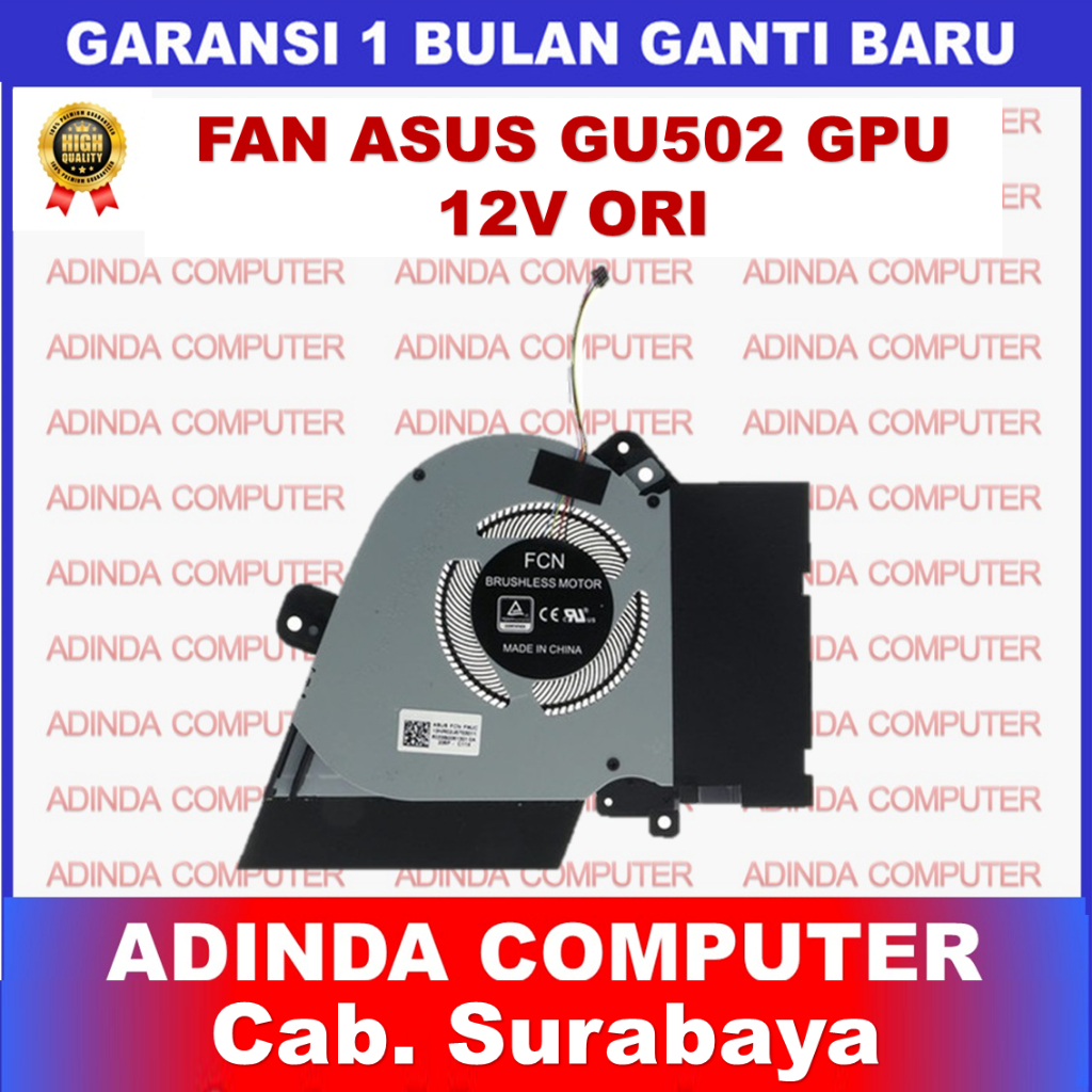 Fan Asus ROG Zephyrus GU502 GX502GW GU502DU GU502G GU502GU 12V GPU ORI