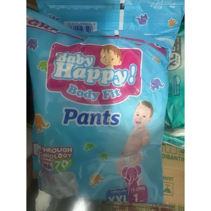 Baby Happy Renceng SML XL XXL Terbaru Sachet