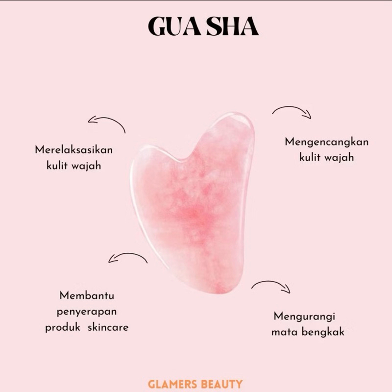 gua sha dan jade roller face maasange batu pijat wajah